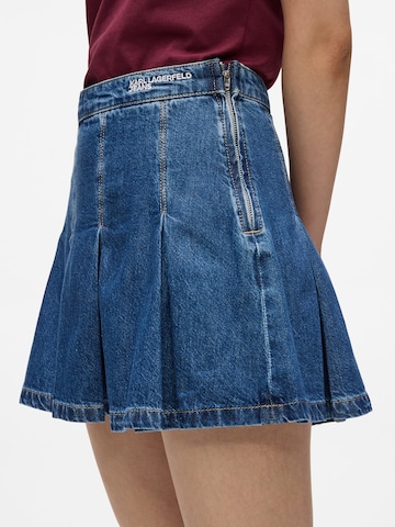 mėlyna KARL LAGERFELD JEANS Sijonas: priekis