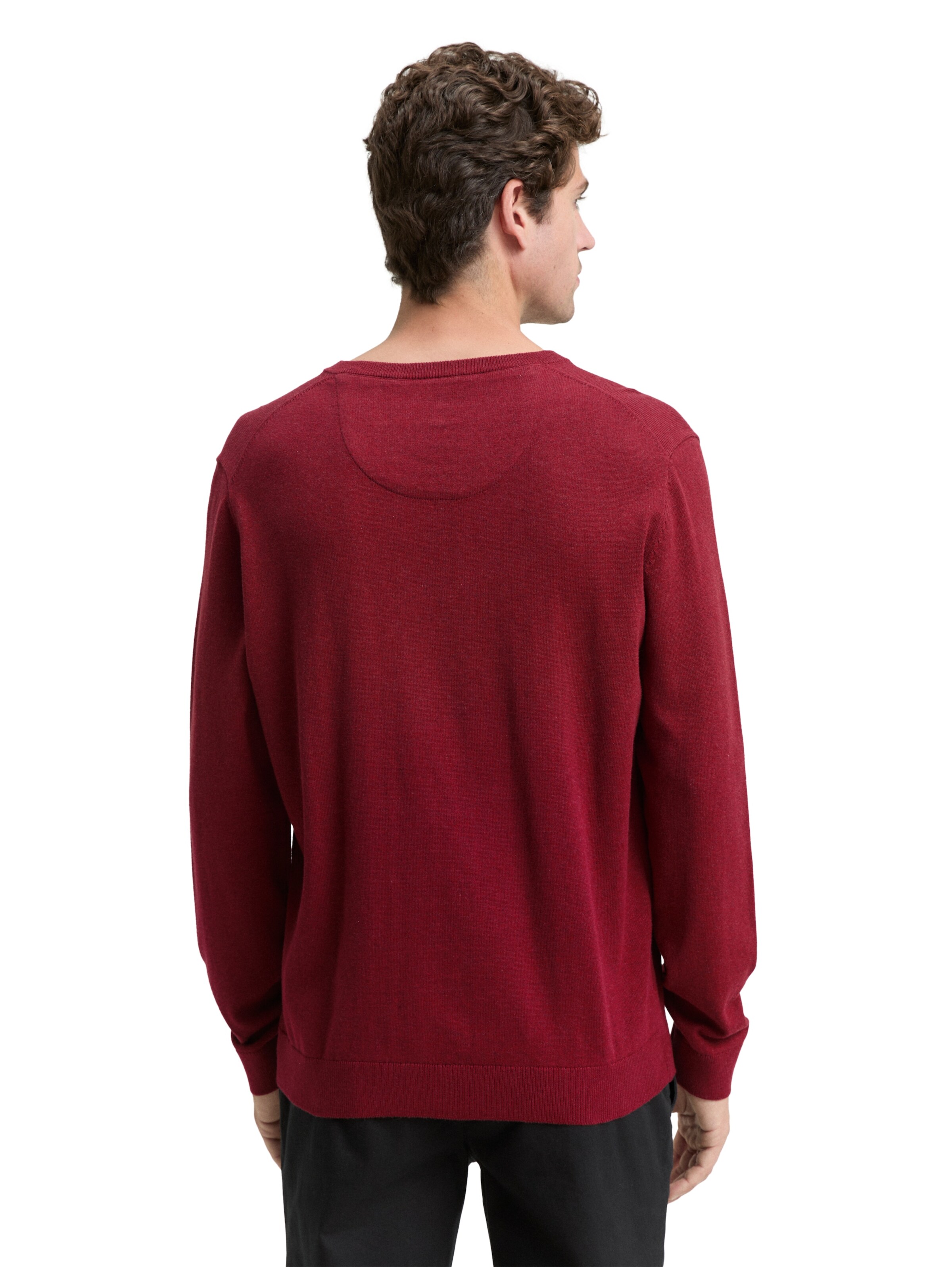 TOM TAILOR Sweater in Red