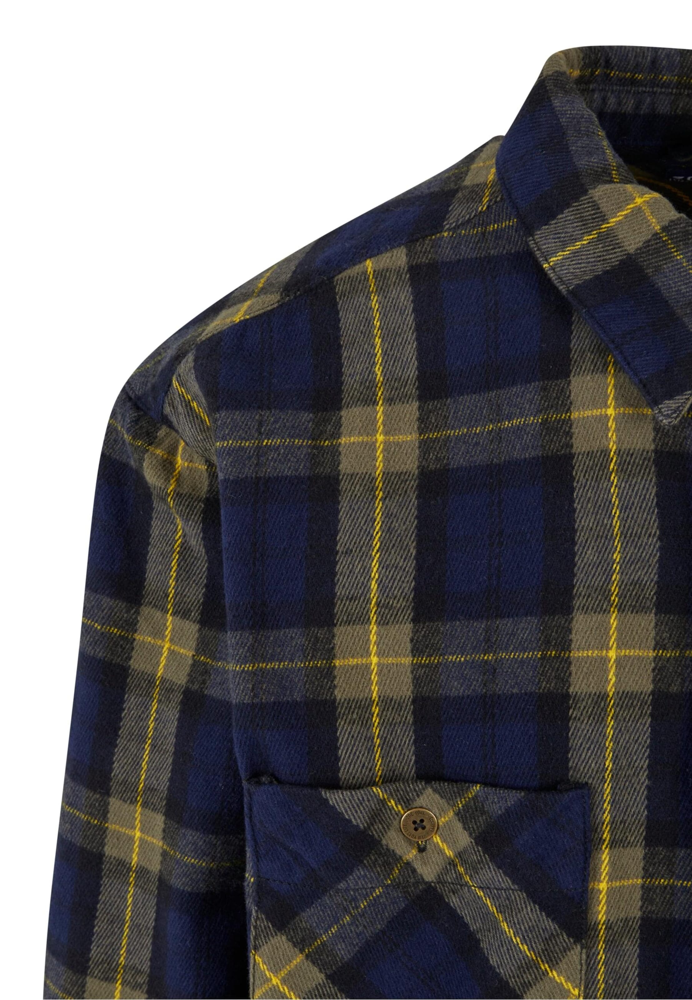 ZOO YORK Comfort fit Button Up Shirt 'Iconic' in Blue