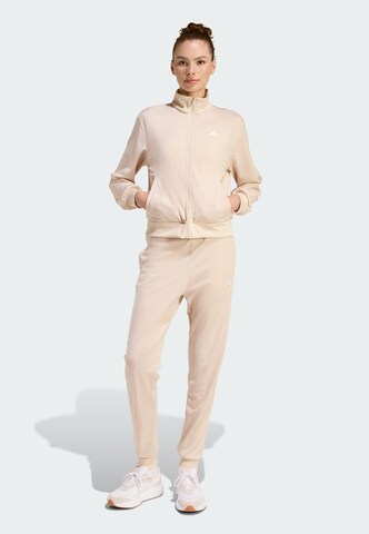 ADIDAS SPORTSWEAR Tracksuit in Beige: front