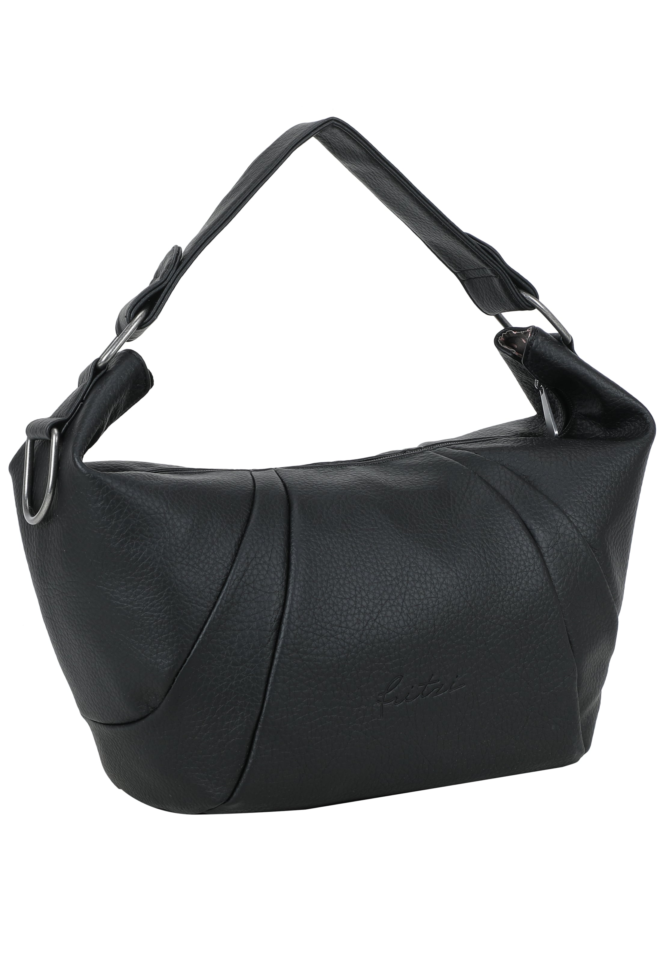 Borsa a mano 'Croissant Hobo' di Fritzi aus Preußen in nero