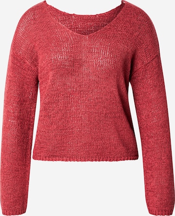 ONLY Pullover 'ONLGEENA' i rød: forside