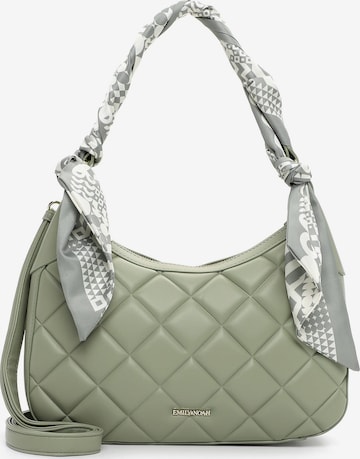 Emily & Noah Beuteltasche 'Ellen' in Grün: Vorderseite