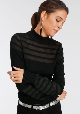 MELROSE Pullover in Schwarz