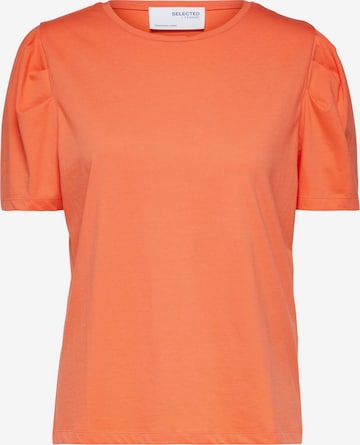 SELECTED FEMME Shirt 'OFELIA' in Oranje: voorkant