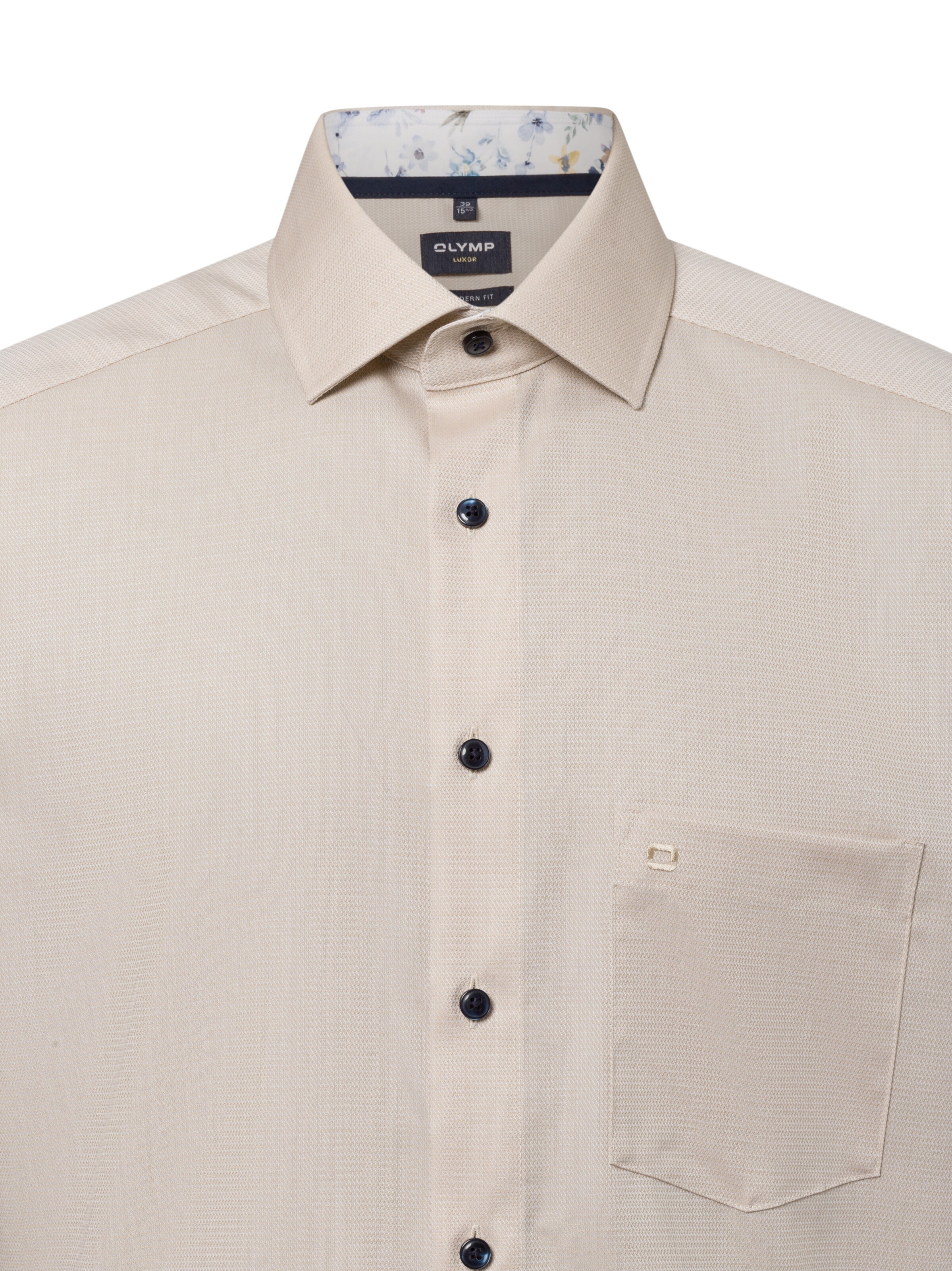 OLYMP Slim Fit Hemd in Beige