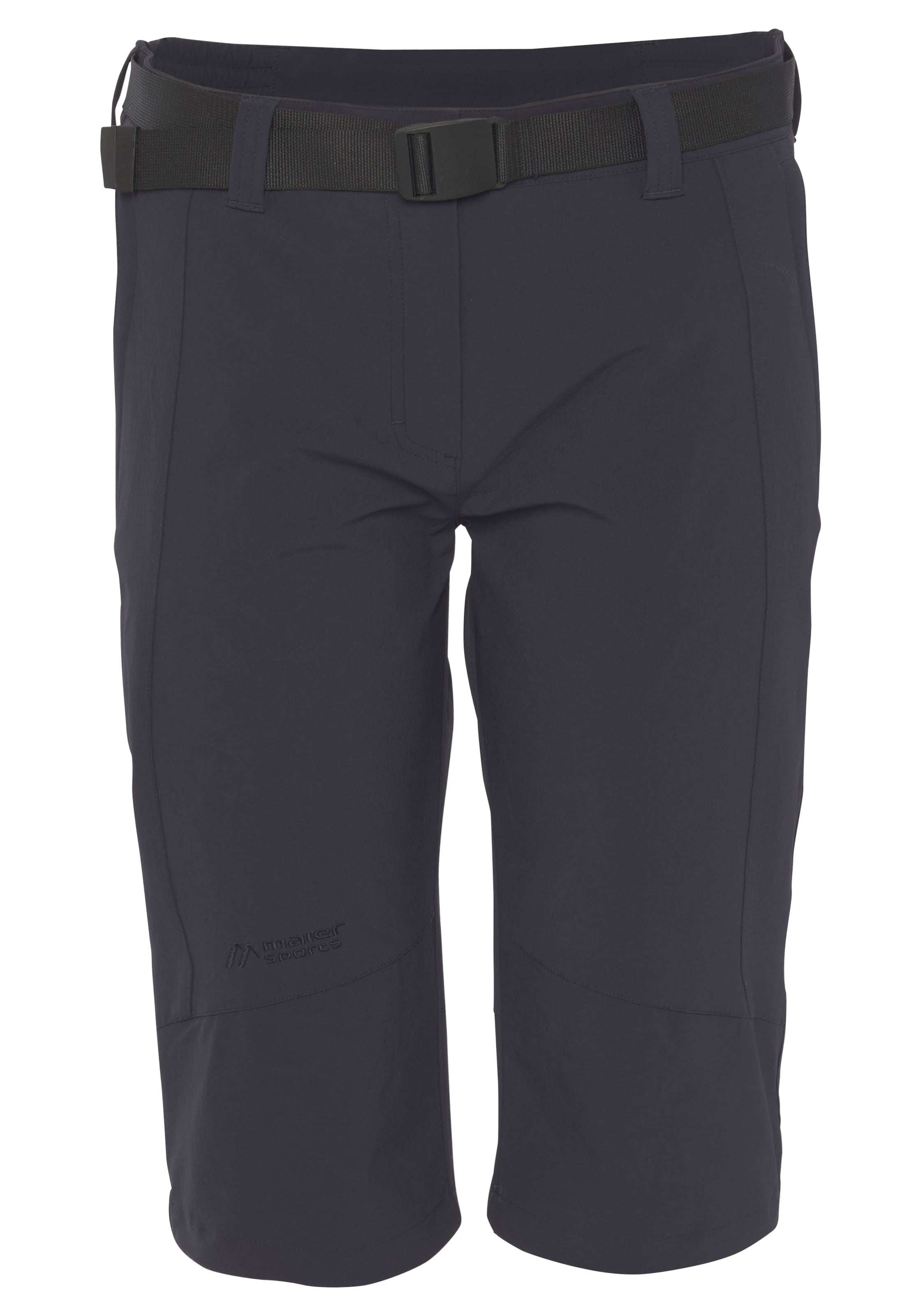 Maier Sports Regular Workout Pants in Blue: front