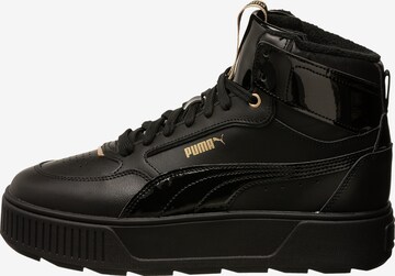 Sneaker alta di PUMA in nero: frontale