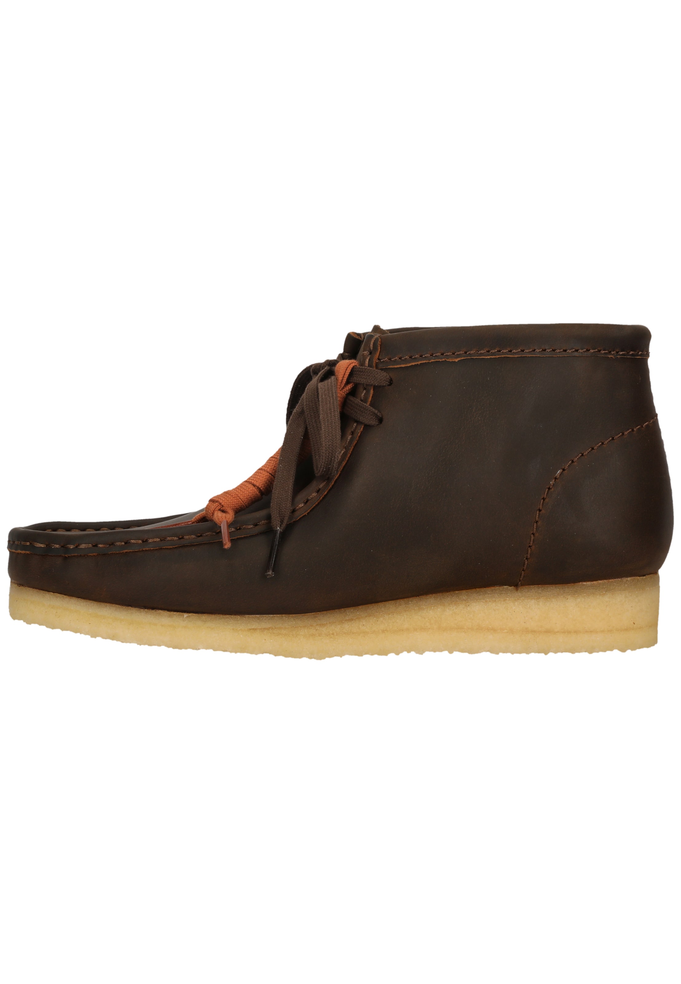 CLARKS Veterschoen 'Wallabee Boot' in Bruin
