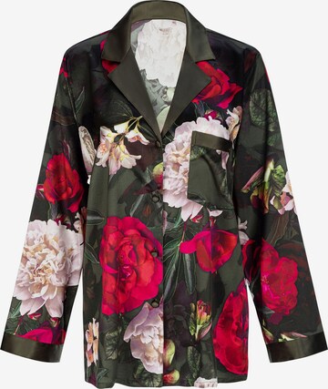 Marc & André Pajama Shirt 'PETAL BEAUTY' in Green: front