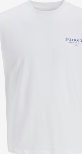 XS dydžio Marškinėliai 'JORSummer' iš JACK & JONES, spalva – mėlyna / žaliosios citrinos spalva / žalia / balta, Prekių apžvalga