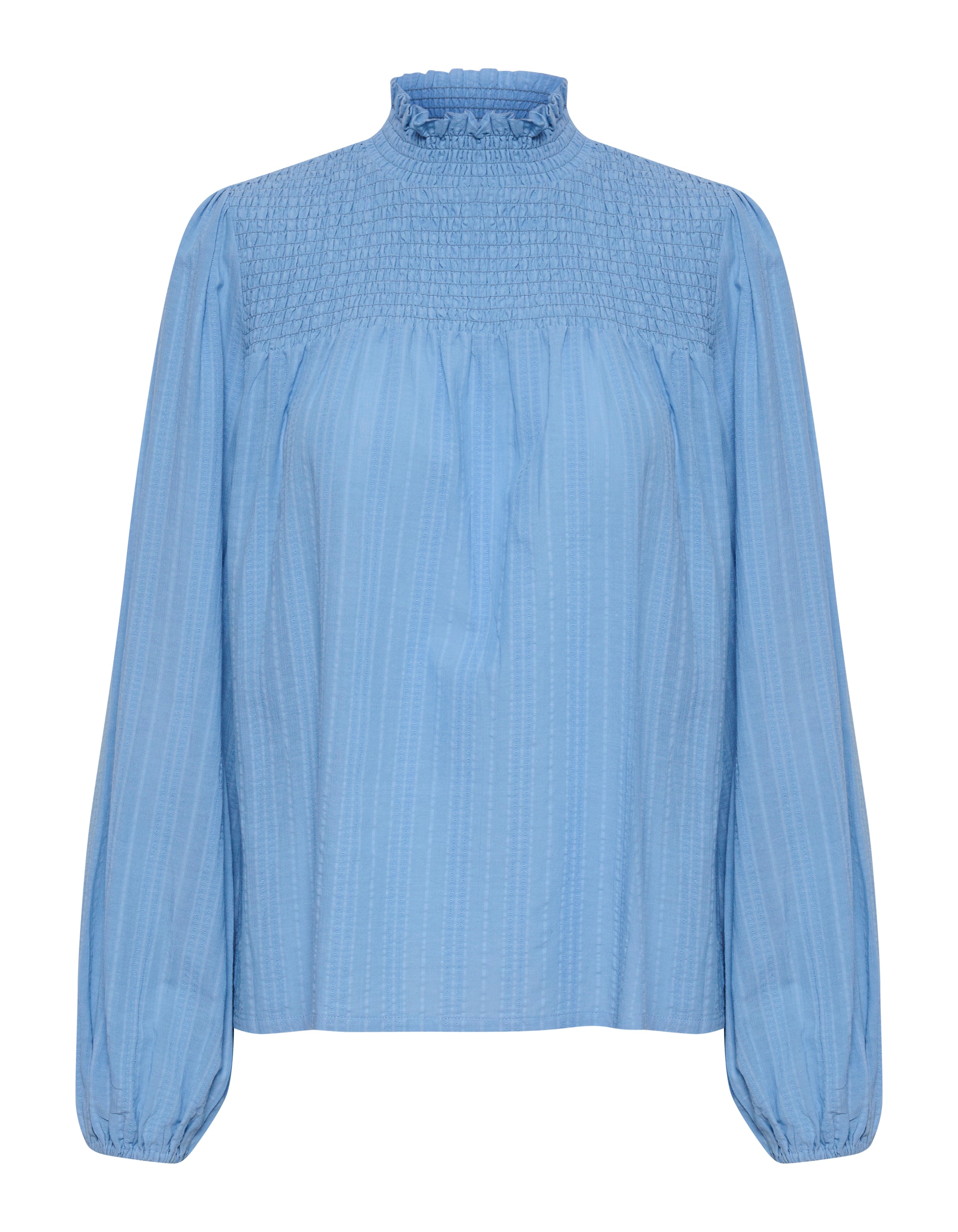 SOAKED IN LUXURY Bluse 'Amanza' i blå: forside