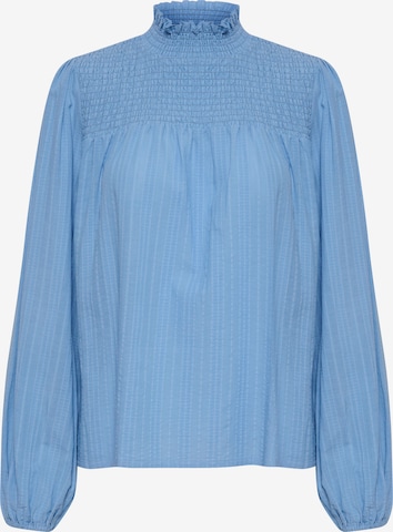 SOAKED IN LUXURY Blouse 'Amanza' in Blauw: voorkant