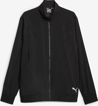 PUMA Athletic Jacket in Black / White, Item view