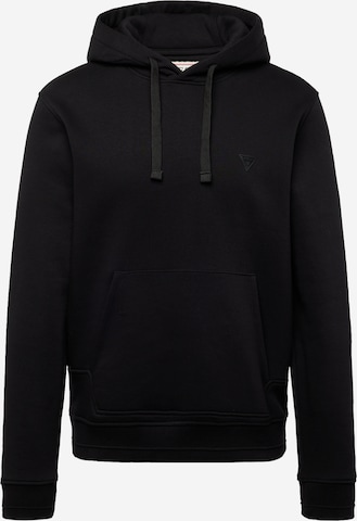 GUESS Sweatshirt 'CHRISTIAN' in Black: front