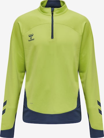 Sweat de sport Hummel en vert : devant