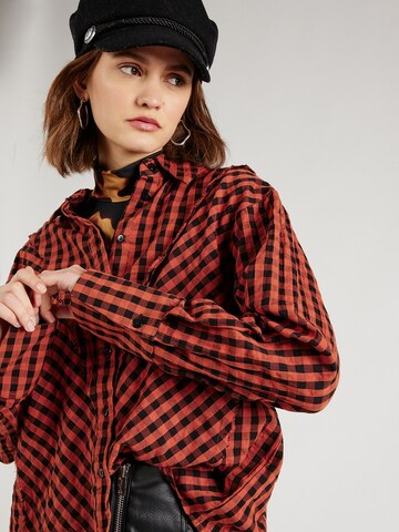 Camicia da donna di TOPSHOP in rosso