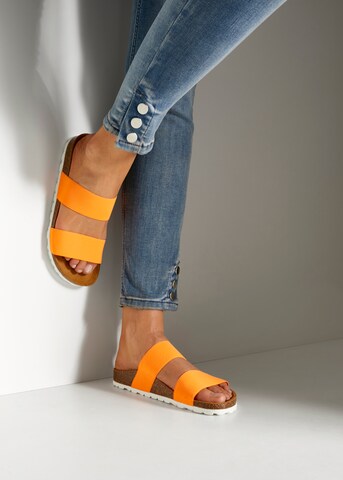 VIVANCE Mules in Orange