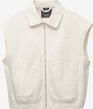 Pull&BearPrsluk - bež boja: prednji dio