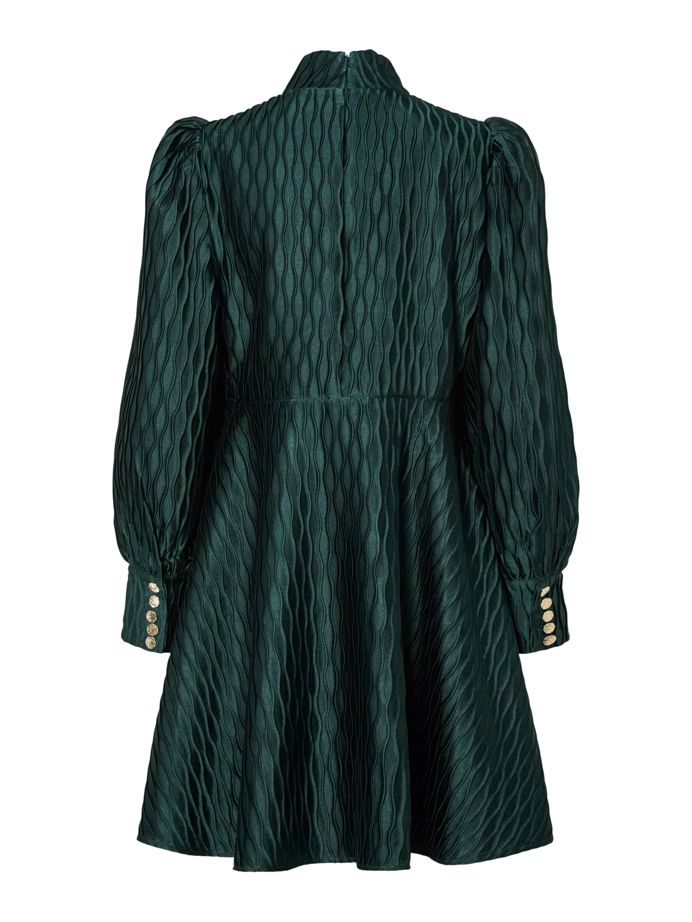 YAS Платье-рубашка 'YASRIPPLE' в Зеленый