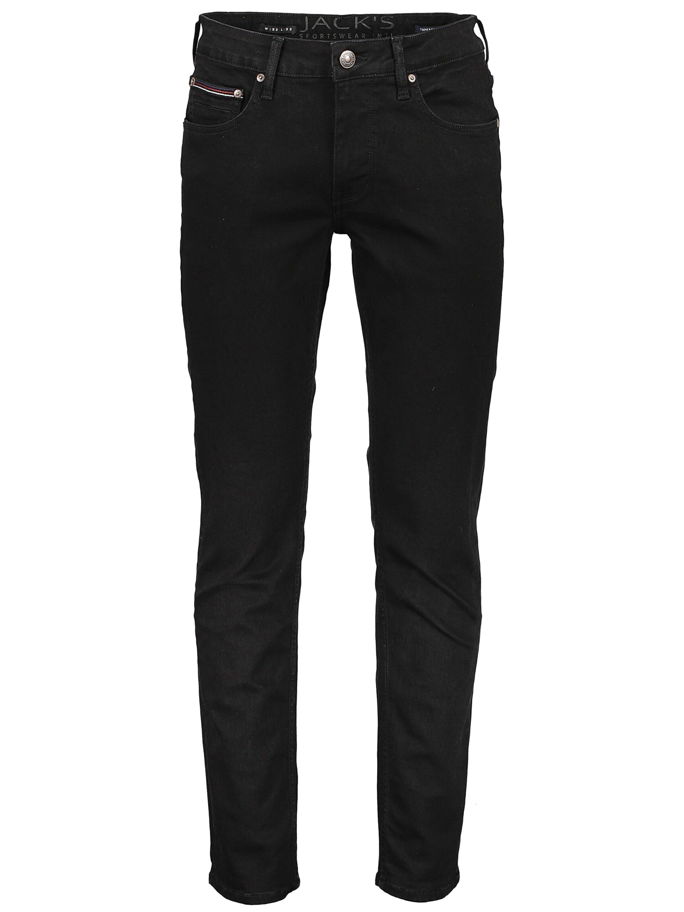 Tapered Jeans di Jack's in nero: frontale
