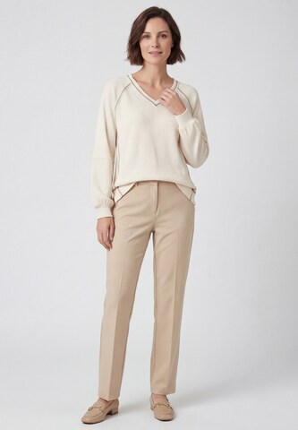 Sweat-shirt Usha en beige