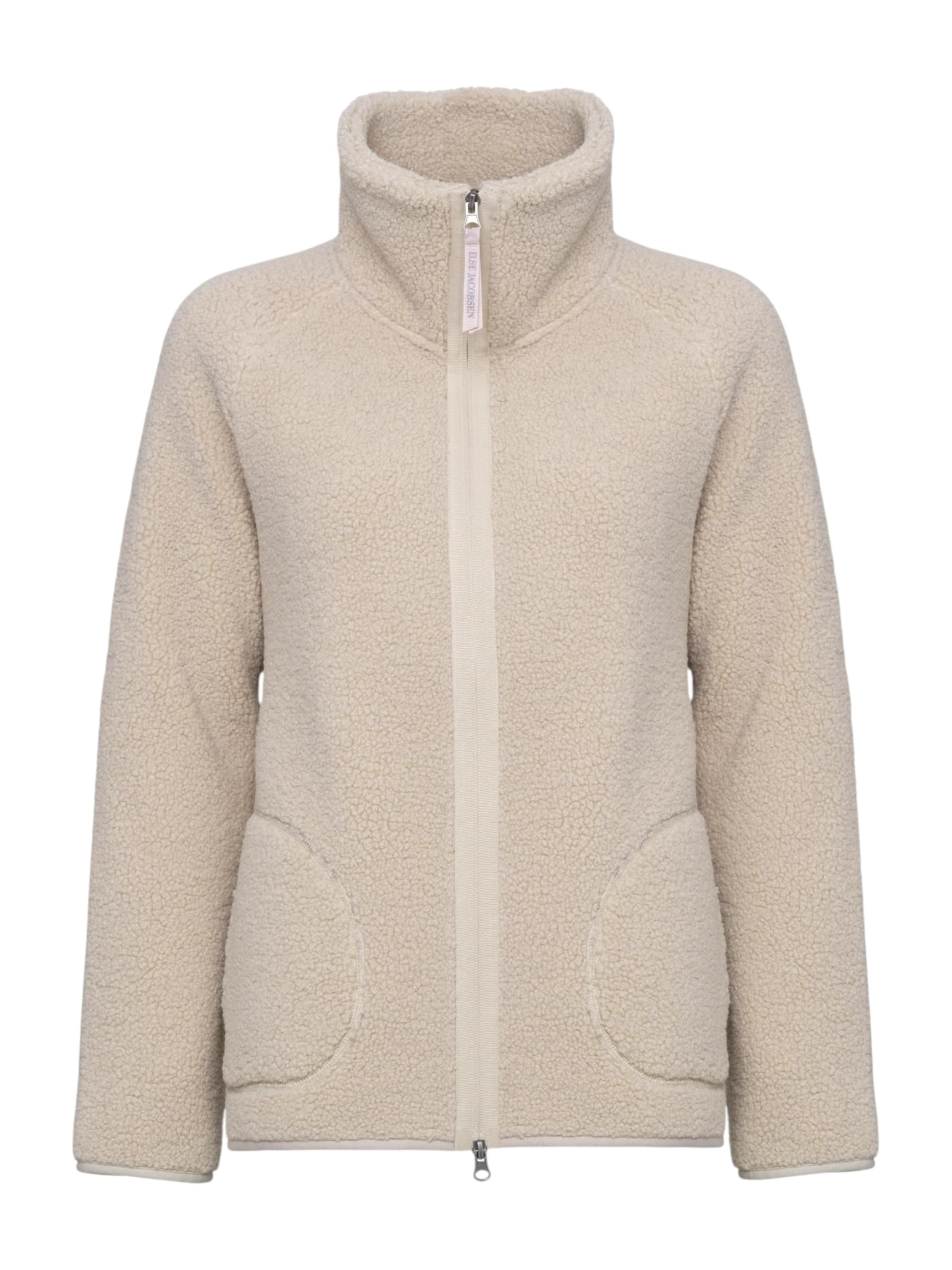 Veste en polaire 'BONDEDPILE01' ILSE JACOBSEN en beige : devant