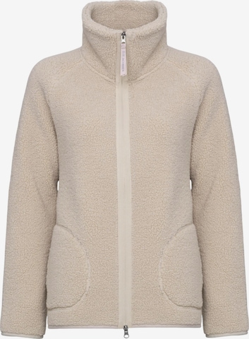 Veste en polaire 'BONDEDPILE01' ILSE JACOBSEN en beige : devant