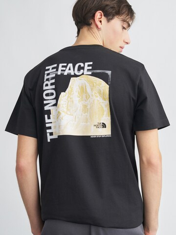 THE NORTH FACE Shirt 'HALF DOME' in Zwart: voorkant