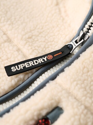 Veste en polaire Superdry en beige