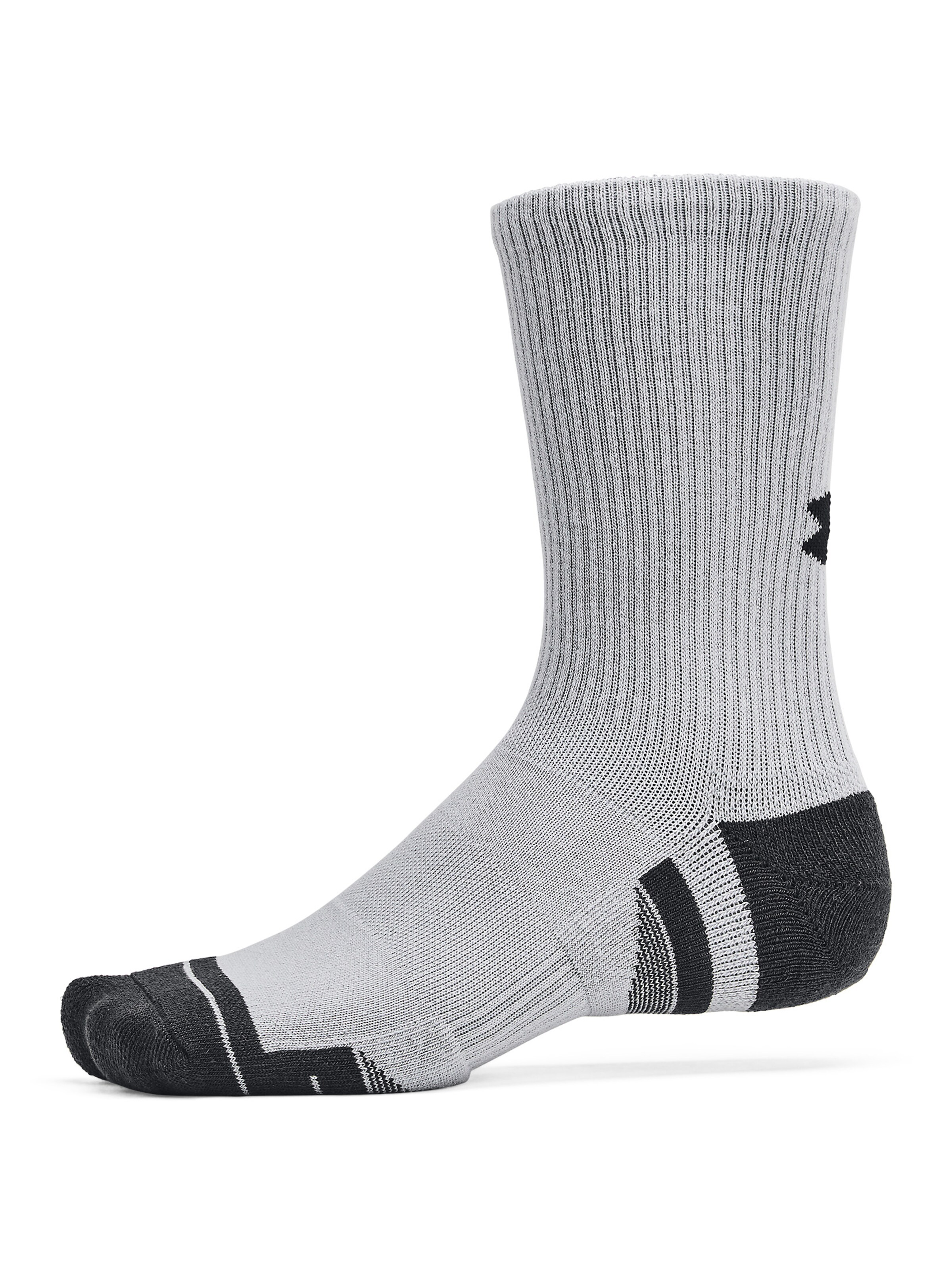 UNDER ARMOUR Athletic Socks in Grey