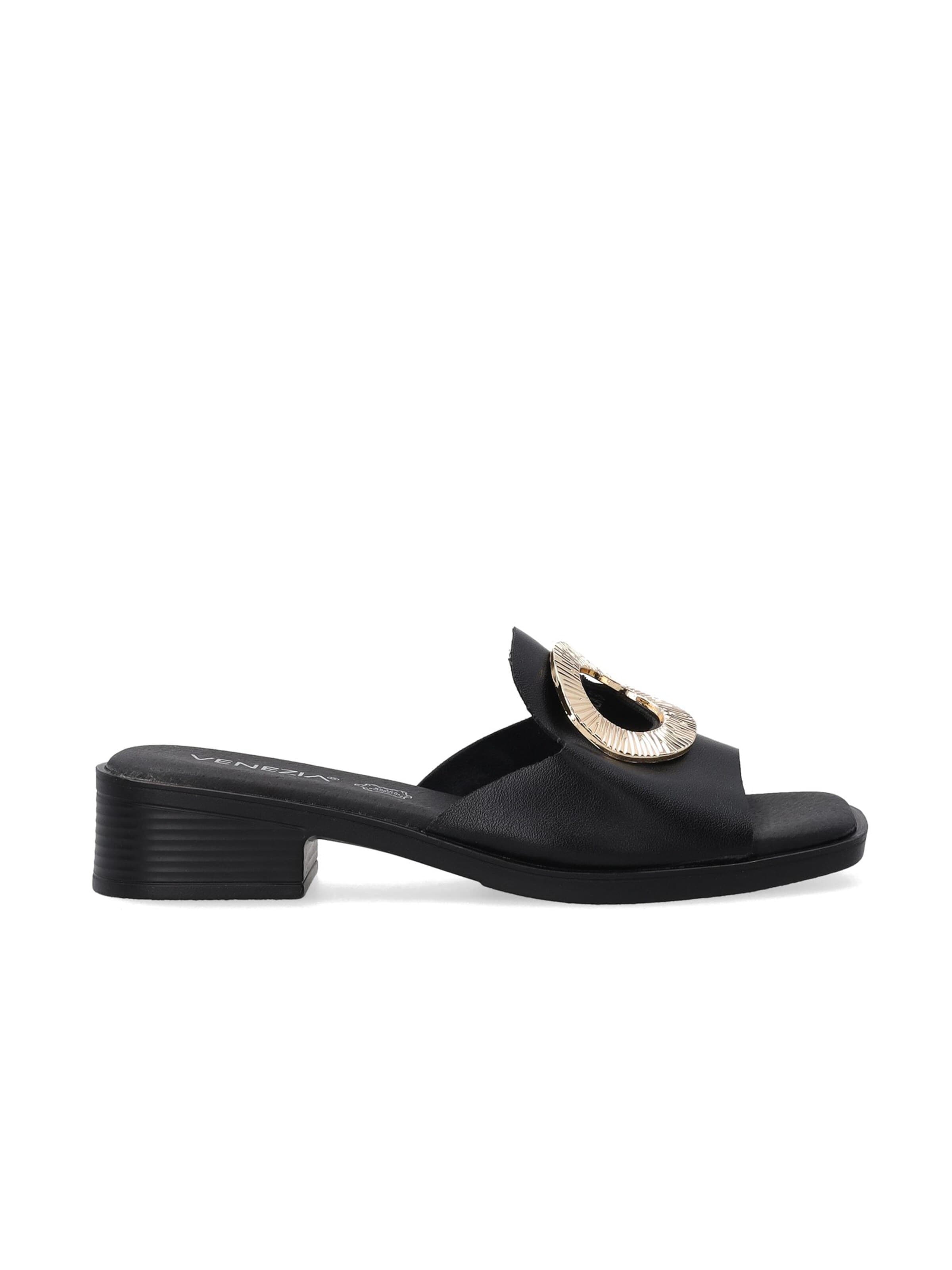 VENEZIA Pantolette 'Venezia'‌‌‌ in Schwarz