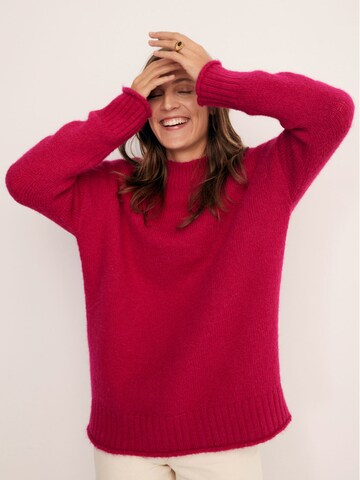 MANGO Pullover 'Sant' in Pink