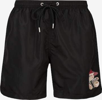 Shorts de bain 'Siro Bucket' 19V69 ITALIA en noir : devant