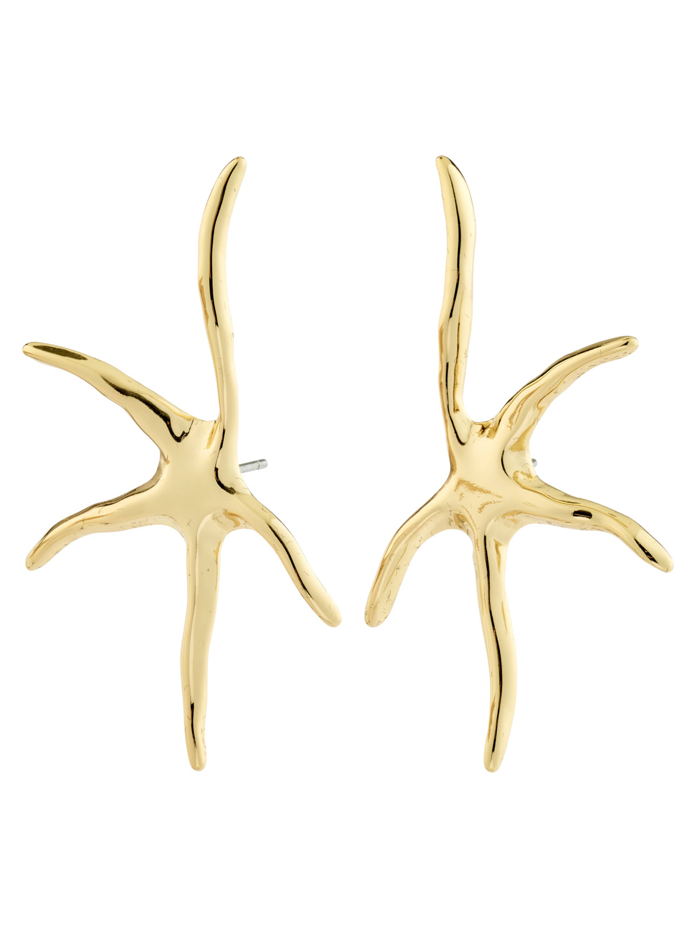 Pilgrim Pendientes ' Prism ' en oro, Vista del producto