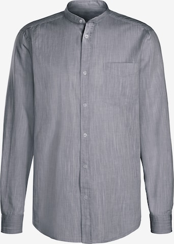 H.I.S Business Shirt in Grey: front