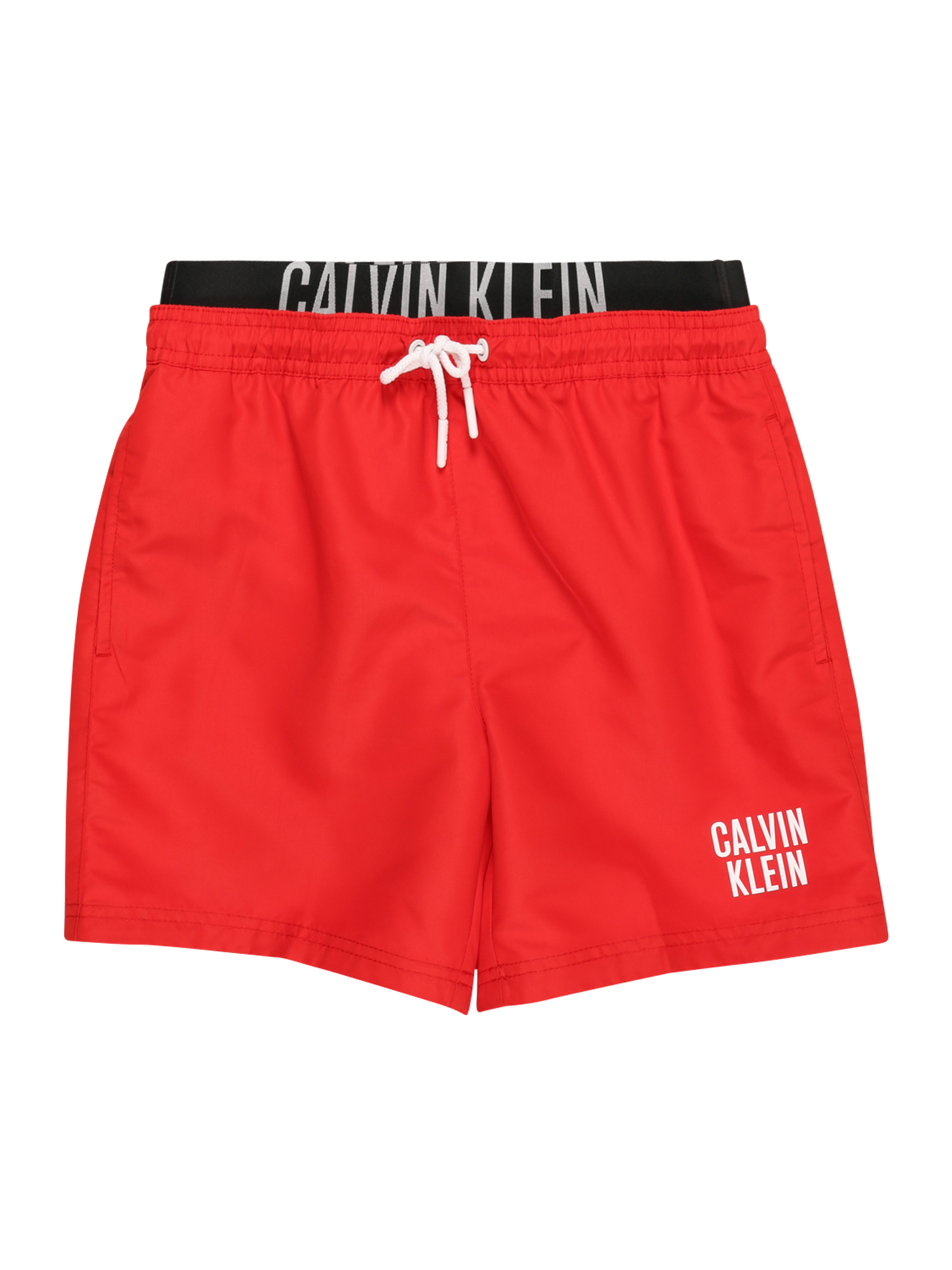 Chłopcy Dzieci (92-140 cm) Calvin Klein Swimwear Szorty kąpielowe w kolorze Czerwonym 
