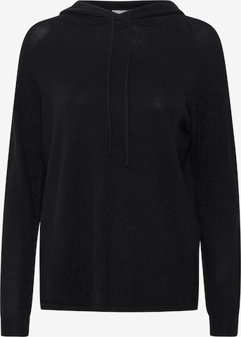 Fransa Sweater 'BLUME' in Black: front