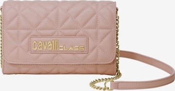 Borsa a spalla di Cavalli Class in rosa: frontale