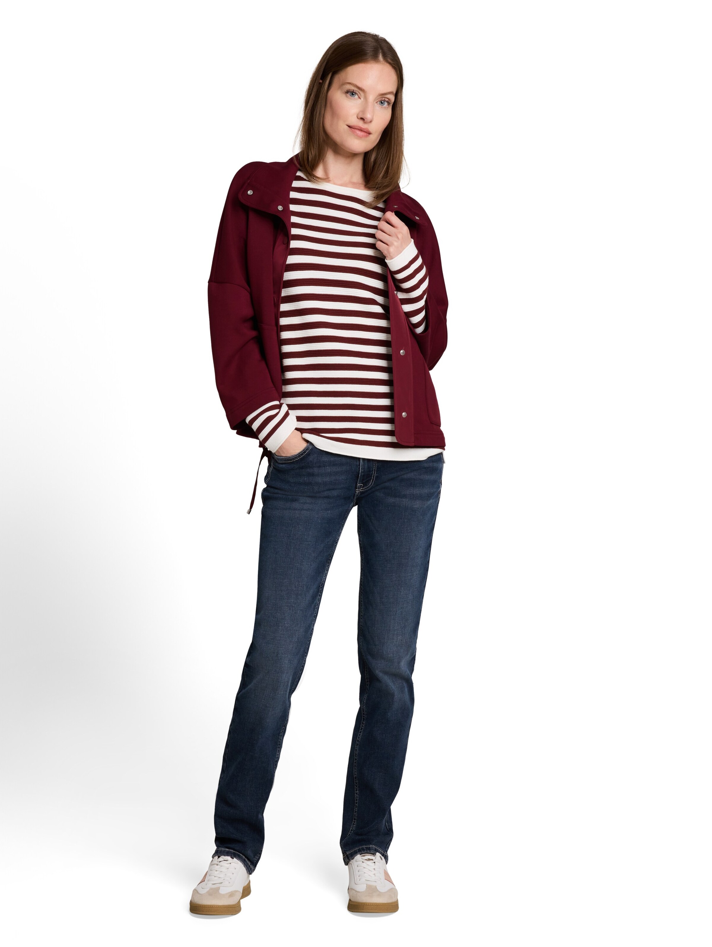 TOM TAILOR Sweter 'Ottoman' w kolorze fioletowy