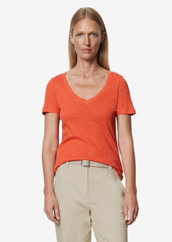 T-shirt Marc O'Polo en orange : devant