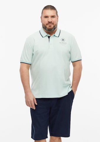 s.Oliver Men Big Sizes Shirt in Blue: front