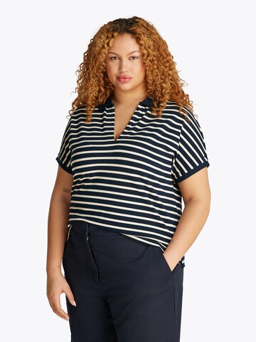 Maglietta di Tommy Hilfiger Curve in blu: frontale