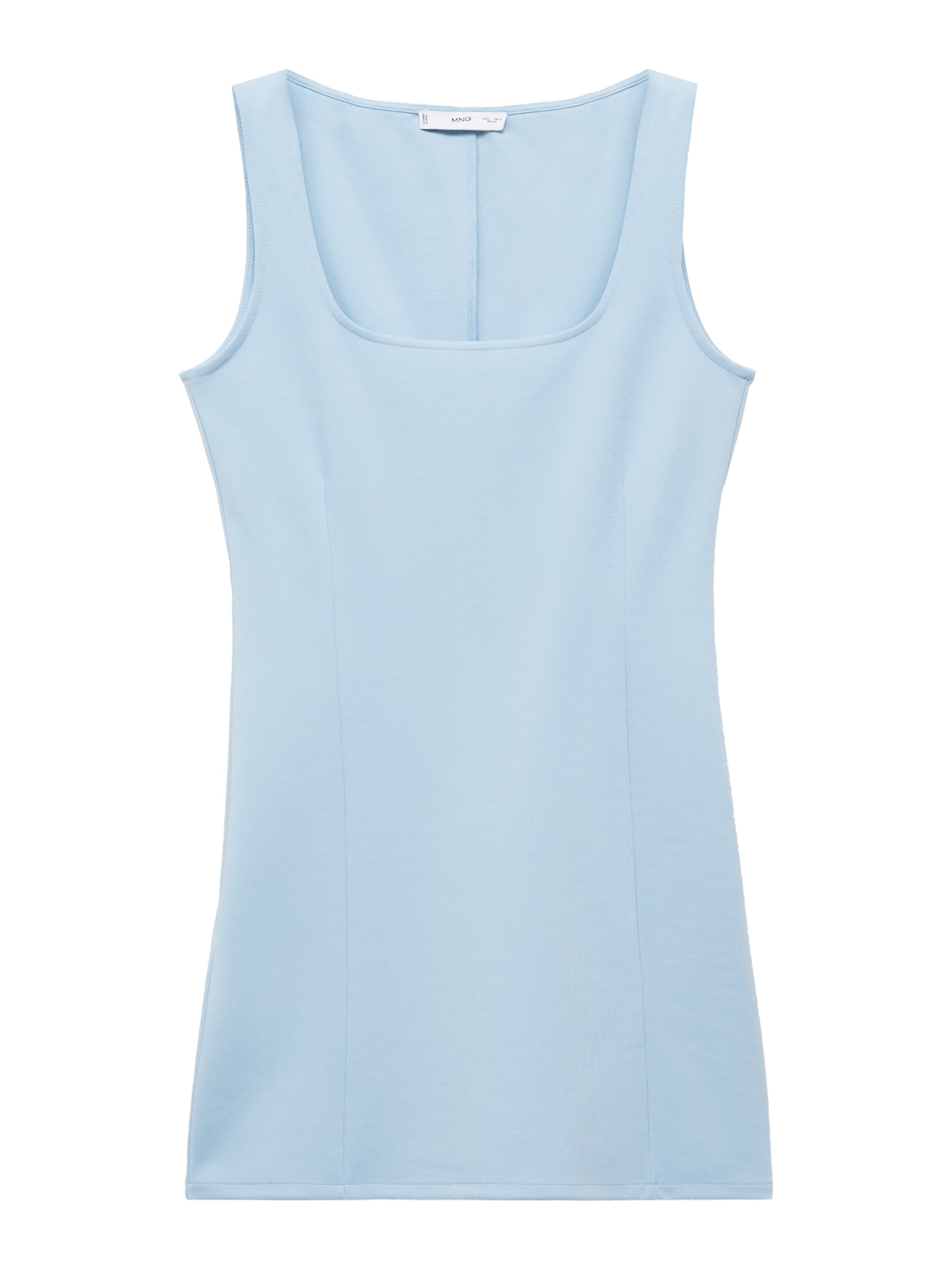 MANGO Jurk 'MILLY' in de kleur Lichtblauw, Productweergave