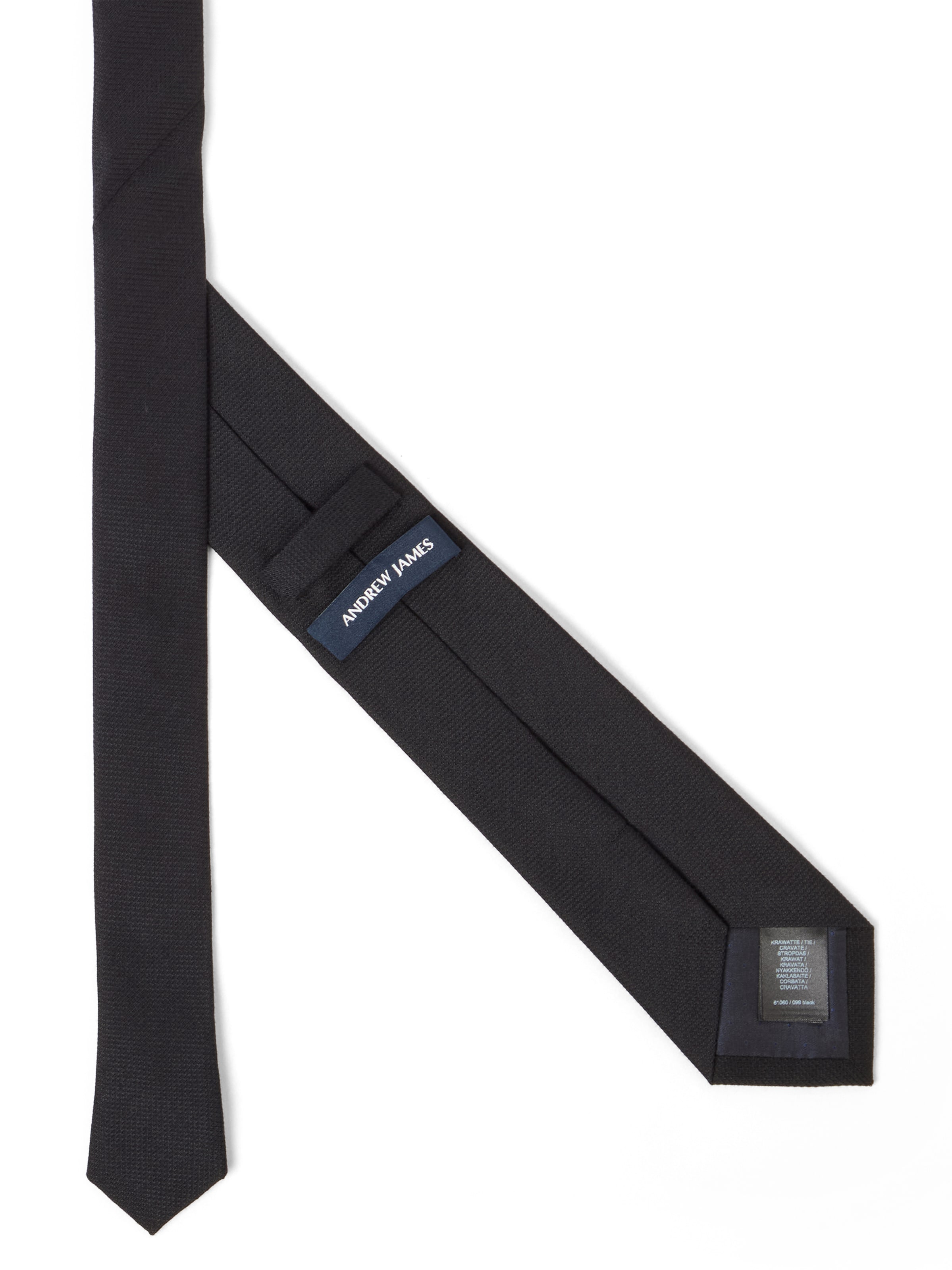 Andrew James Tie in Black