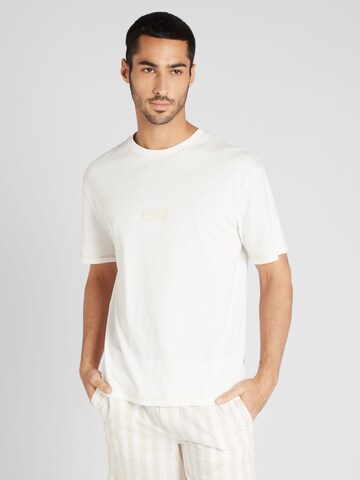 T-Shirt JACK & JONES en blanc : devant