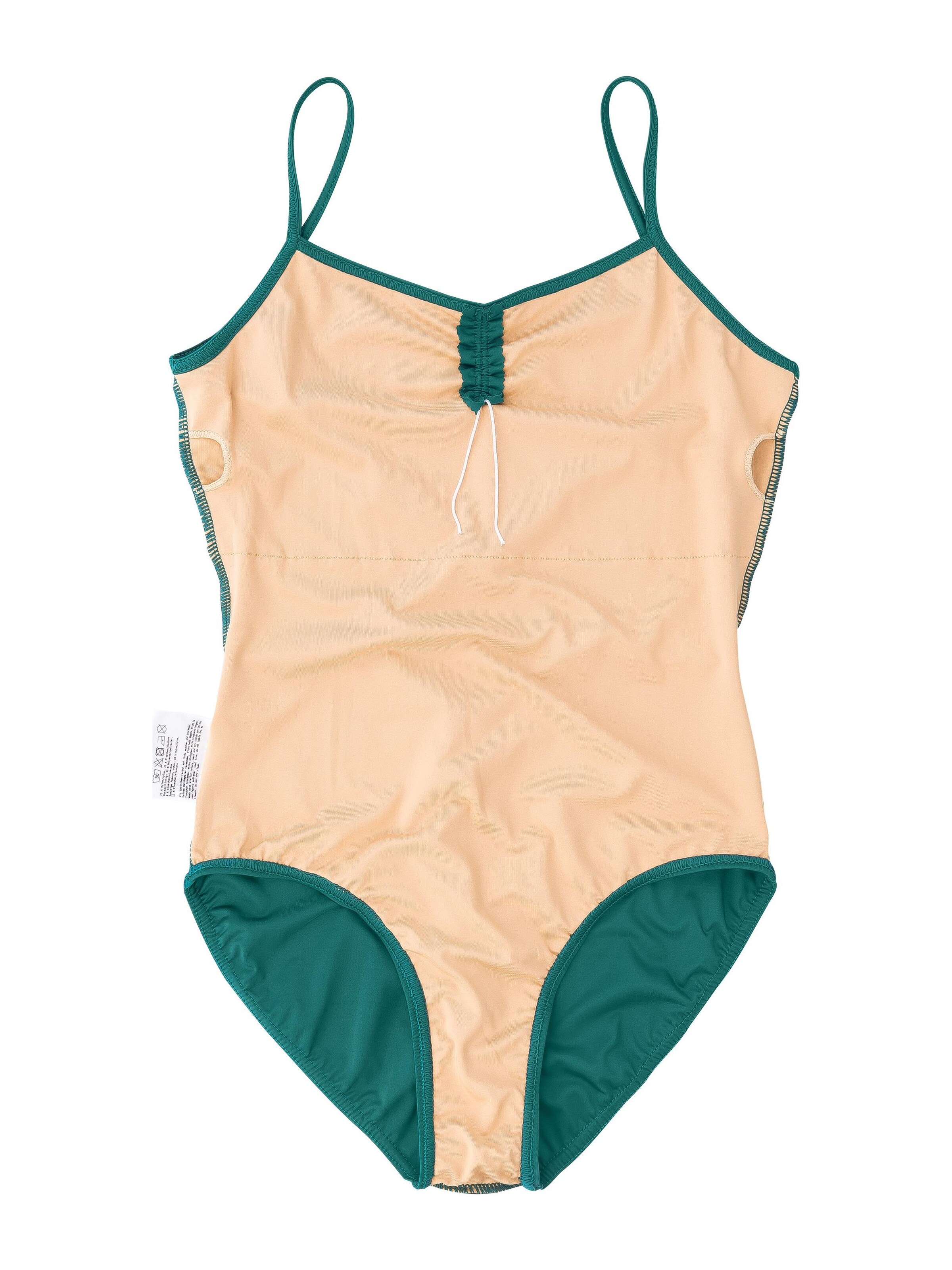 Tanzmuster Athletic Bodysuit 'Tilda' in Green
