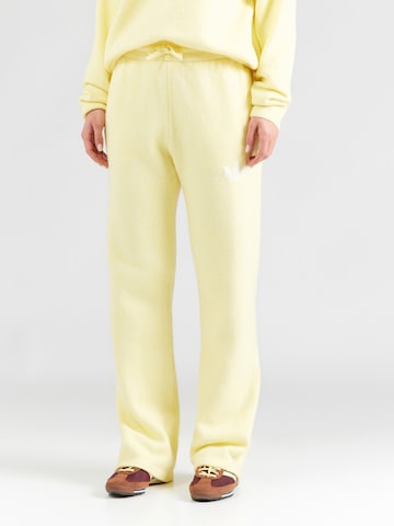 ADIDAS ORIGINALS Loosefit Bukser 'Athletic Dept' i gul: forside