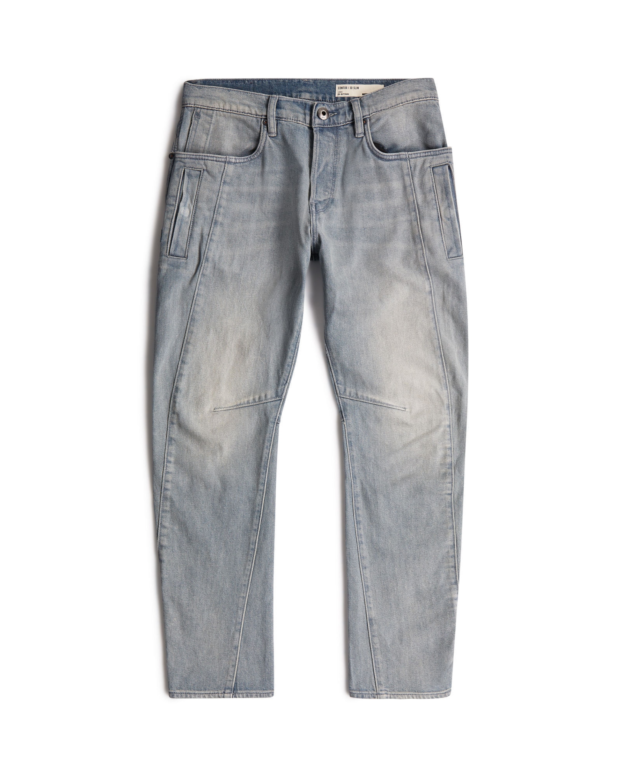 G-STAR Slimfit Jeans - 'Contor Slim Jeans' in Grau: Vorderseite
