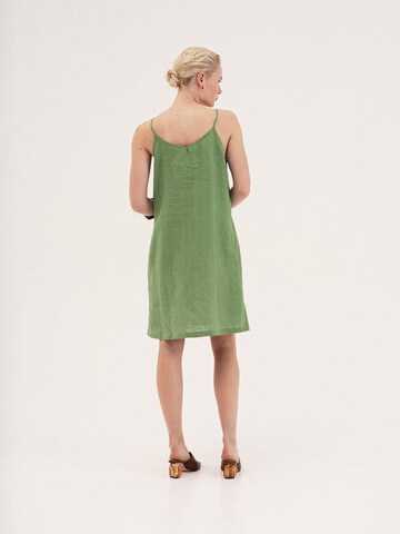 AmourLinen Dress 'Zoe' in Green